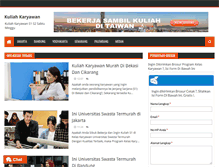 Tablet Screenshot of kuliahkaryawan.com